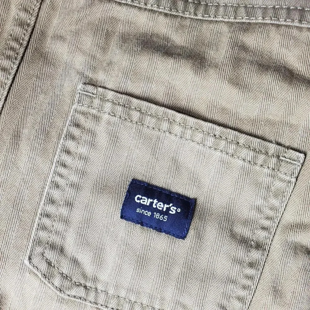 Carter's Baby Boy Embroidered Overalls Size 12m NWOT